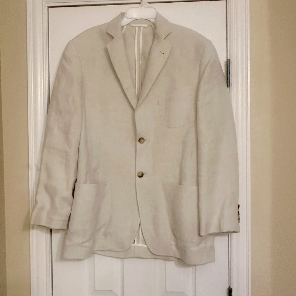 Vineyard Vines Men's Light Beige Sport Coat Blazer